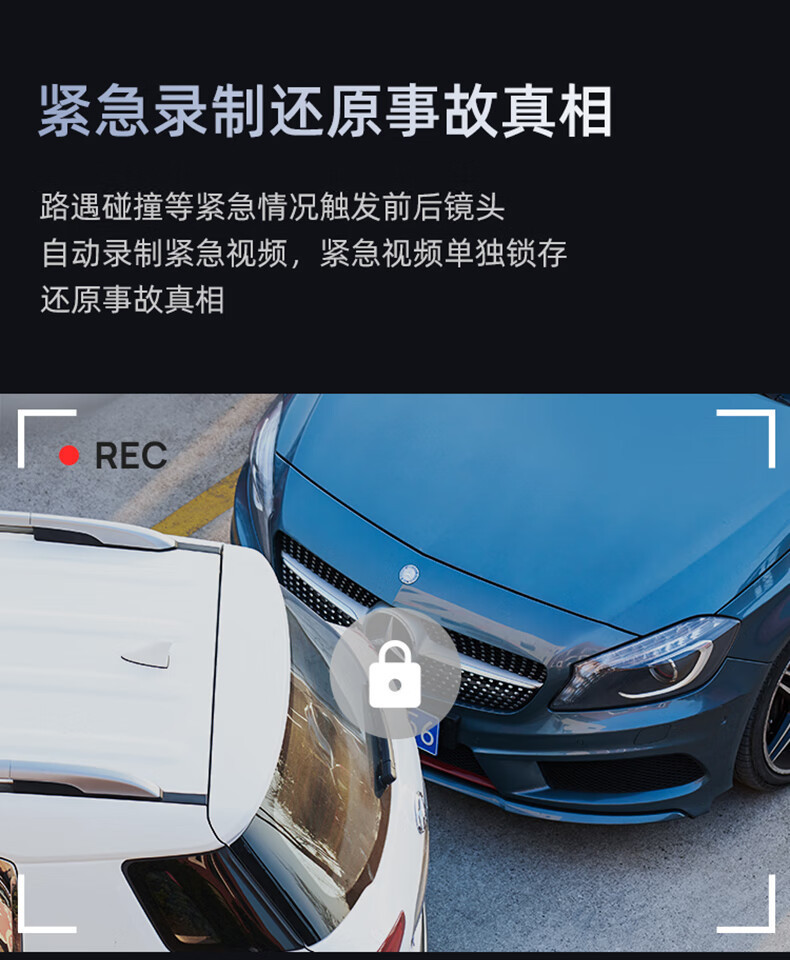 70 m S500 streaming media rearview mirror car intelligent driving recorder panoramic ultra-clear night vision