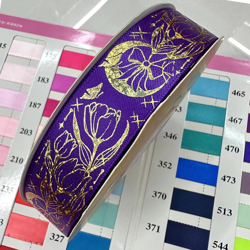 [Shangxin] Lanzamiento de barras de oro de cinta Lolita hecha a mano tulipanes luna arco cinta al por mayor