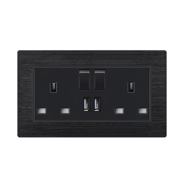 [二开双联英式带双USB]