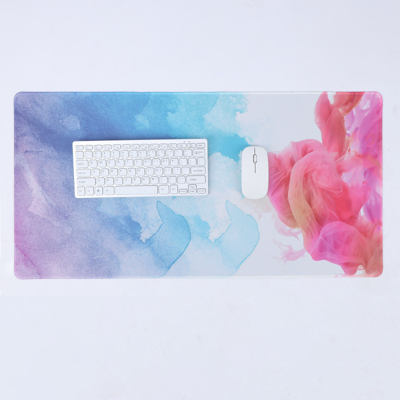 大号桌垫游戏垫橡胶吧台垫防滑星空花纹线条图案跨境选品精密锁边