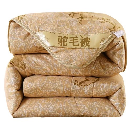 New camel hair quilt winter camel hair quilt single and double quilt core thickened warm winter quilt quilt spring and autumn quilt gift quilt