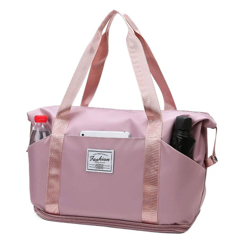 Женская дорожная сумка большой емкости на тележке для путешествий на короткие расстояния Легкая дополнительная сумка для хранения багажа