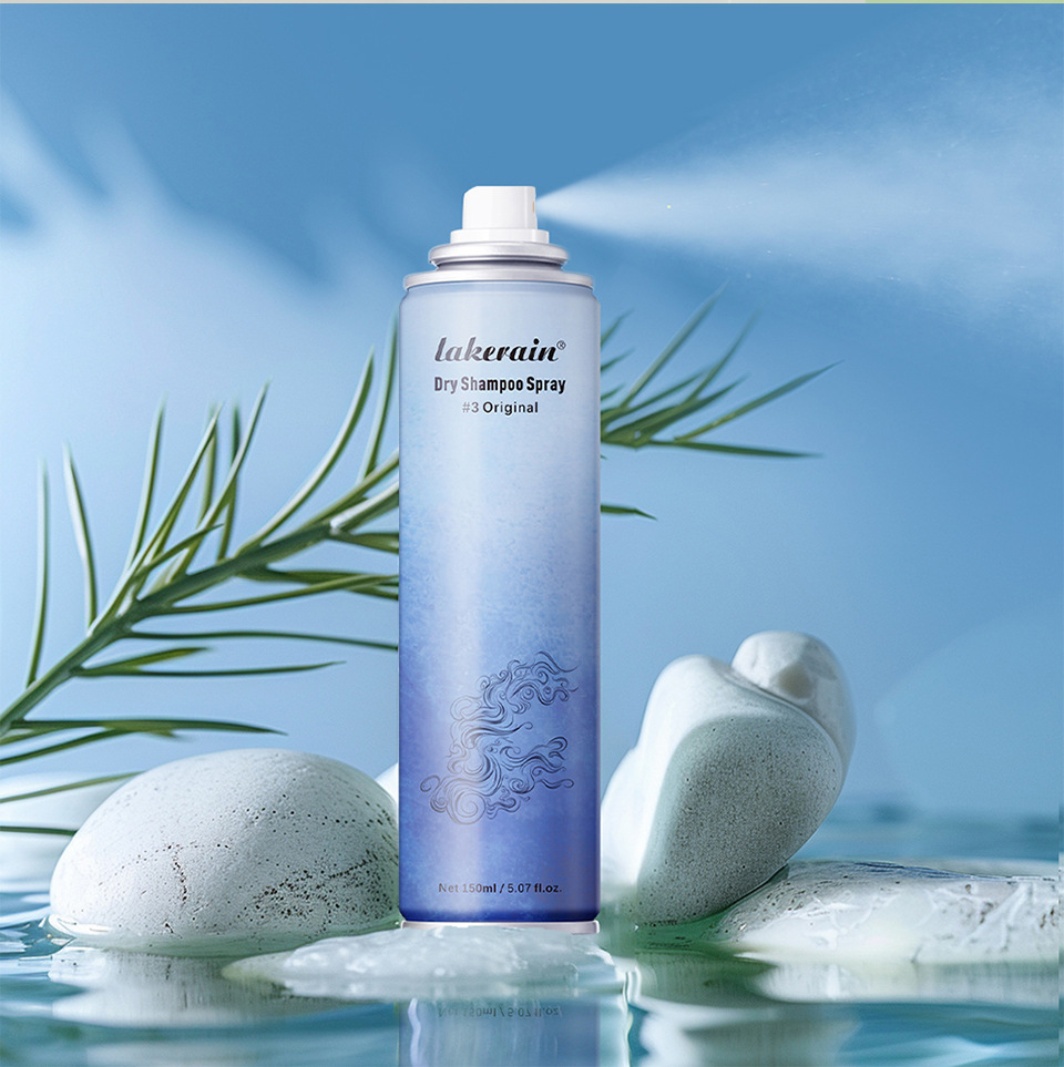 lakerain Dry Hair Spray for natural and fluffy hair styling, no-rinse dry hair spray undefined