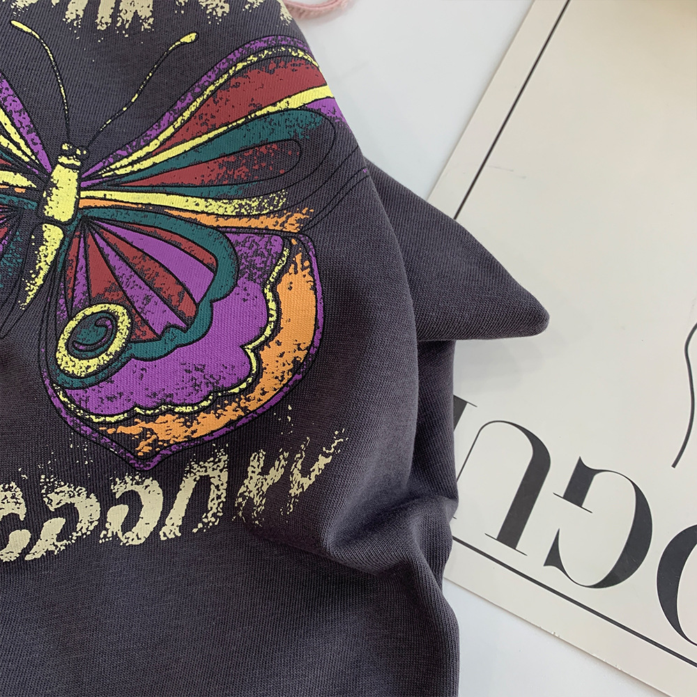 Butterfly Print T-Shirt White