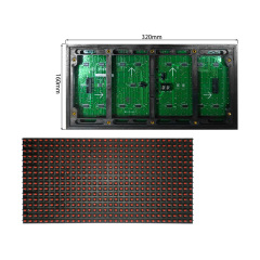 P10 屋外表面実装 SMD シングルレッドドアヘッド LED 電子ディスプレイモジュール DIP ダイレクトプラグユニットボードカスタマイズ