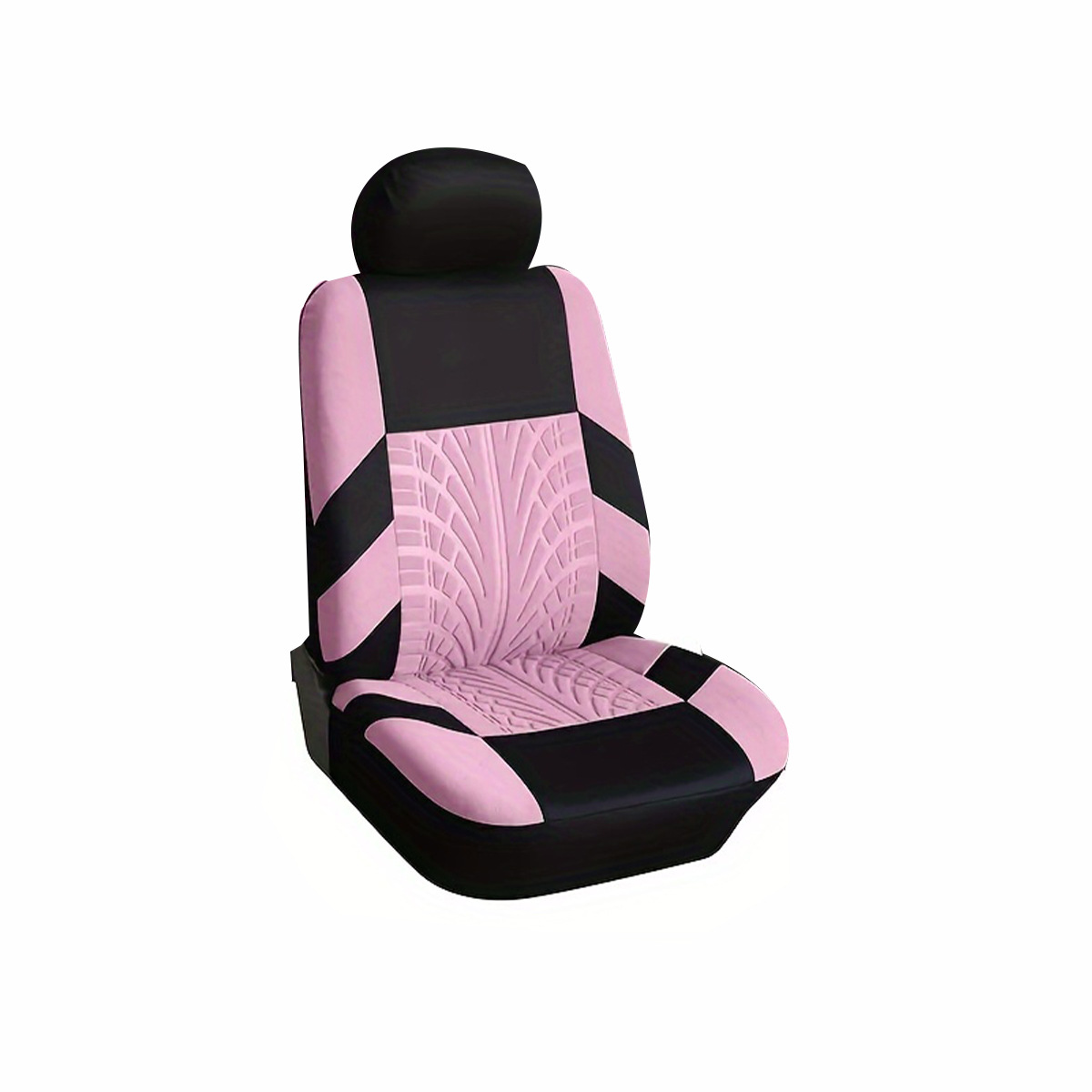 Source Manufacturer 3D Tire Pattern Embossed Car Seat Cover Set of 9 Pieces with Detachable Headrest and Front and Rear Seat Protectors