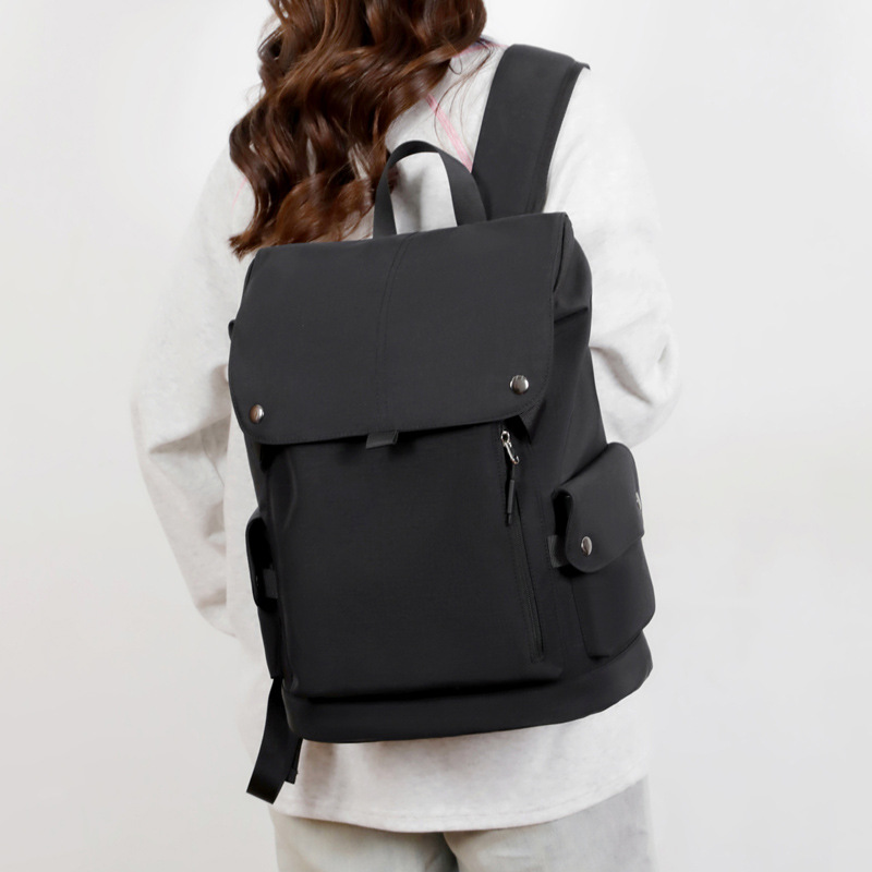 Mochila coreana de moda simple, tirón, mochila de viaje deportiva al aire libre, moda, mochila escolar casual universal