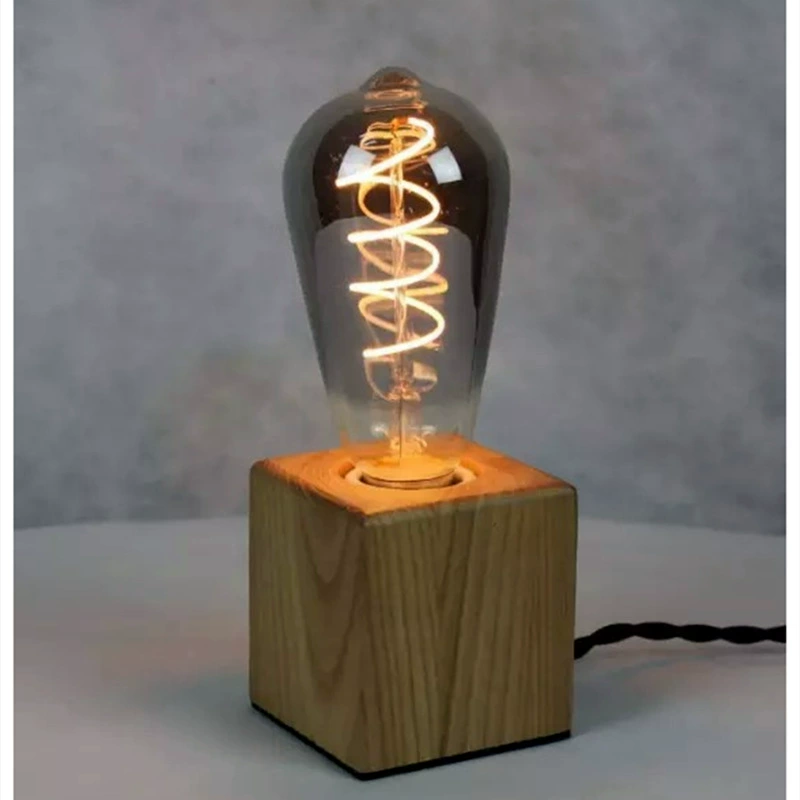 LED ретро стеклянная лампа накаливания с винтовым цоколем 220V