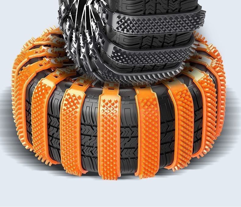 Cross-border car anti-slip chains, tire-friendly, suitable for off-road vehicles, SUVs, and sedans, universal snow tire chains