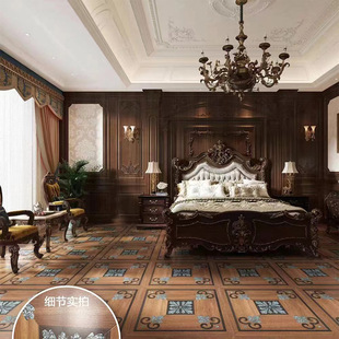 ԭľɫ��ʽľ�y�u����ِ800*800�W�tģ�߾���͹�ƴ��ľ�y�ذ�u