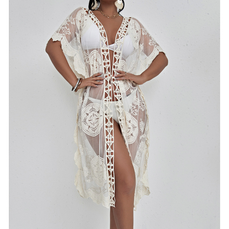 Womenu0027S Fashion Solid Color Polyester Cover Ups 1 Piece