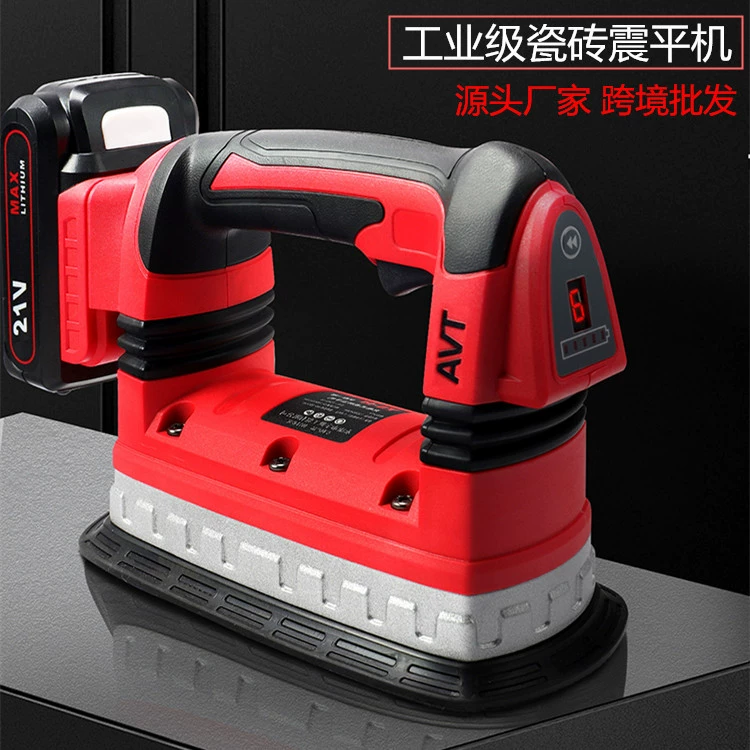 Машина для плитки литиевая батарея машина для наклеивания кирпича большая напольная плитка настенная плитка вибратор автоматический инструмент для укладки кирпича высокой мощности