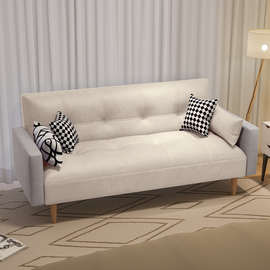 出租房沙发客厅沙发床小户型卧室布艺公寓可折叠小沙发款2024网红
