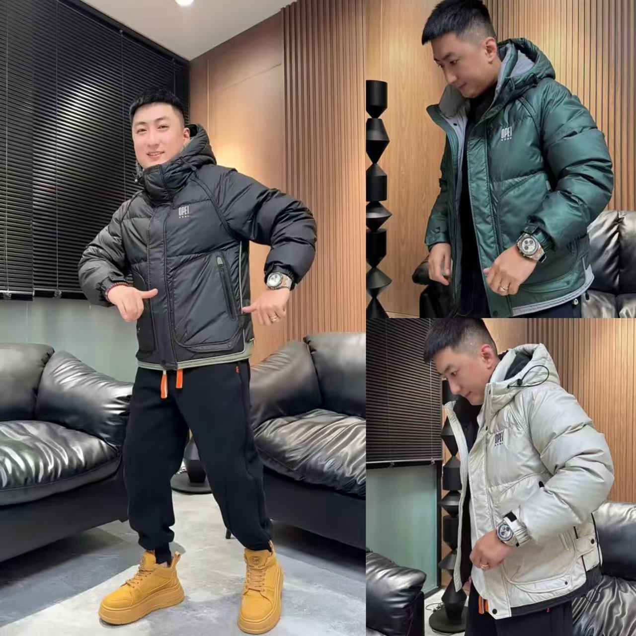 Winter trend velvet keep warm fashionable down jacket
