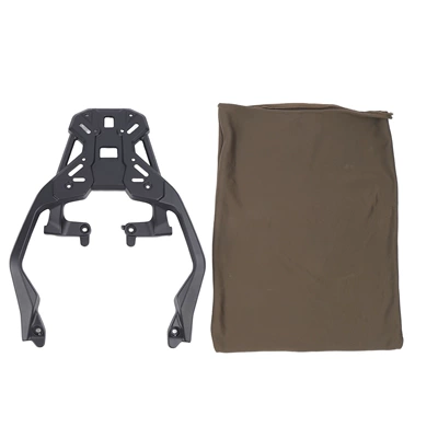 Suitable for 21-26 Honda Xadv750/Forza750 Modified Original Aluminum Alloy Thickened Rear Tail Rack Tail Box Rack (Motorcycle tail) - 2021-2026-rear-shelfblack