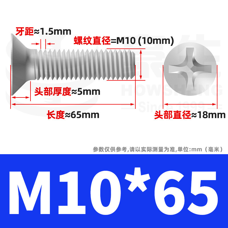 304ステンレスネジのネジの十字溝の平頭のネジのKMの機械の糸の小さいネジのm 2m 3m 4m 5m 6|undefined