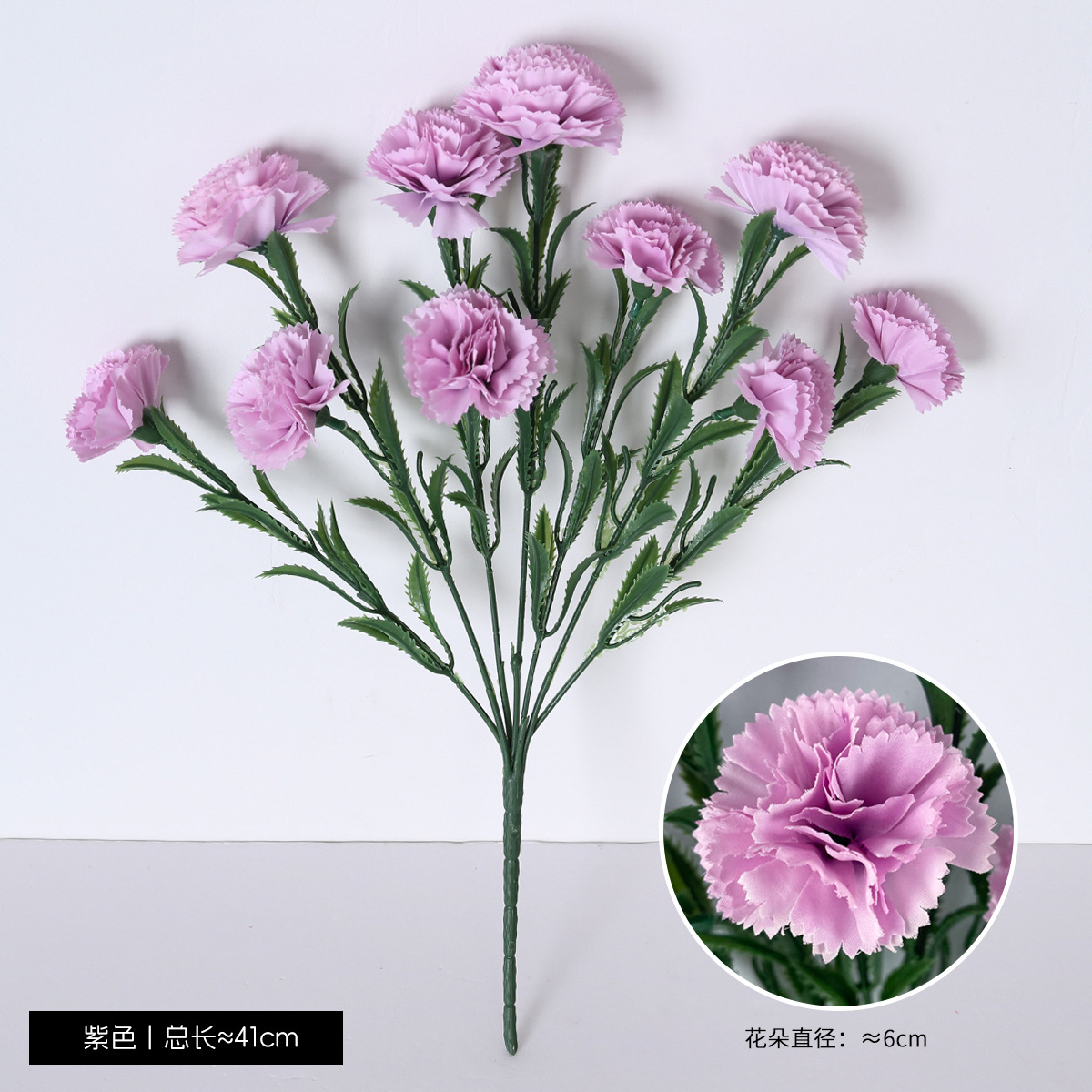 Simulación de 10 claves de flores para decorar el hogar Día de la Madre Día del Maestro Regalo de flores Decoración de la mesa