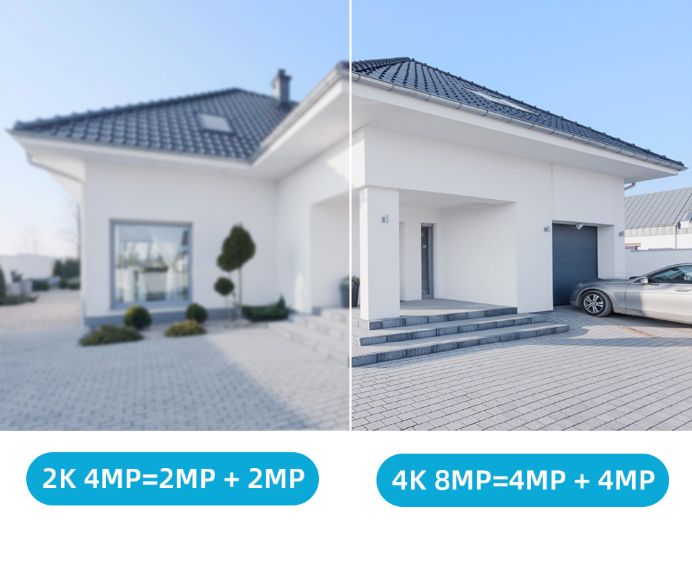 Xiongmai iCSee WiFi kamerası, 6MP, dış mekan dürbün