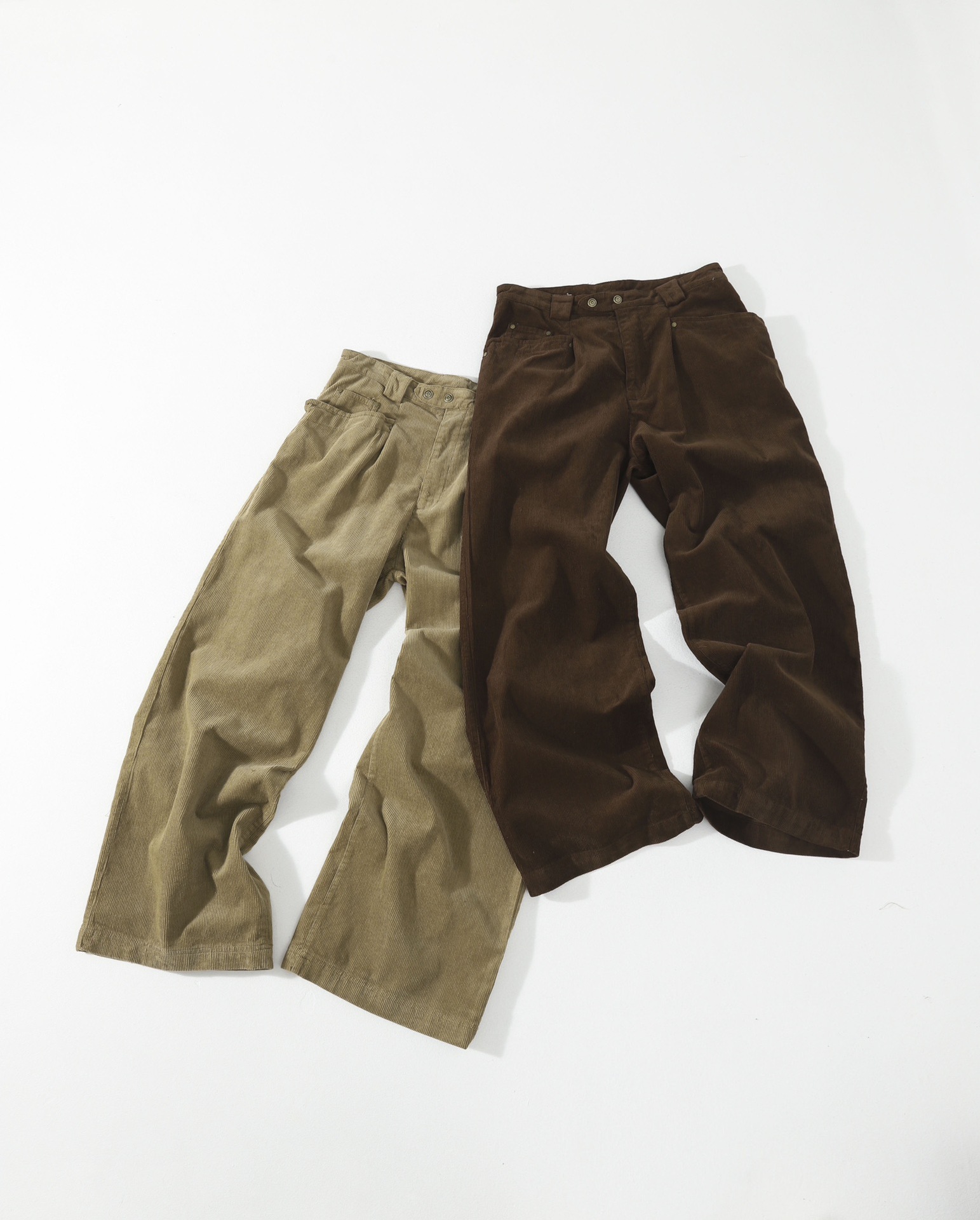 Epi Old Money Style Corduroy Casual Pants Loose Fit Unisex_voghion.com