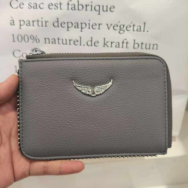 ZV bolsos de mujer de diamantes en caliente transfronterizos bolsos de cadena metálica bolsos tarjetas de cartera bolsos de mano largos bolsos de cambio monedero integrado