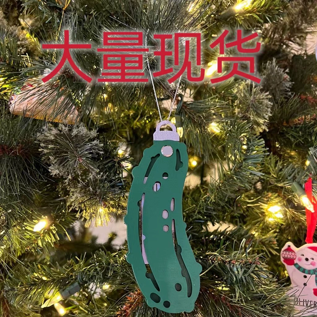 Трансграничные новые европейские и американские традиционные рождественские украшения кимчи кулон забавные рождественские украшения кимчи кошелек