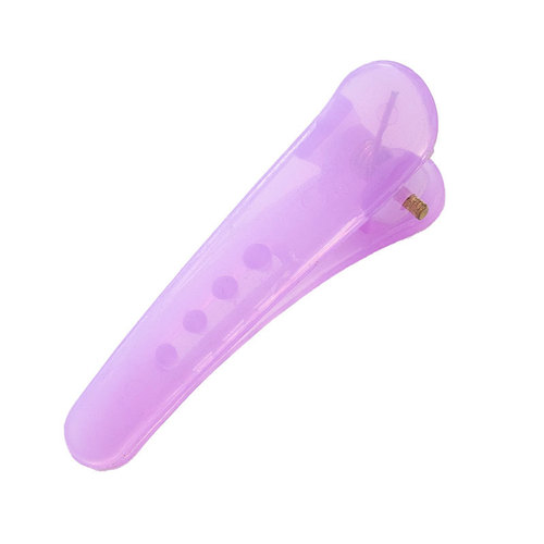Candy-colored small clip bangs clip cute duckbill clip colorful transparent crocodile clip 3.6cm children's plastic clip