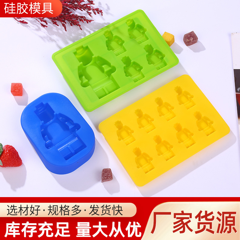 Factory wholesale silicone mold multi-size cartoon creative pattern DIY mold candy chocolate mold