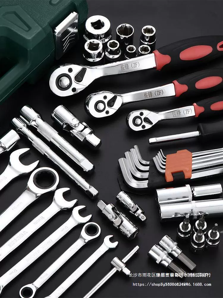 Universal tool set — wrenches & ratchets with gloves and accessories, multiple kit options