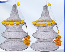 M7S多浮球不锈钢双圈海钓球拍线钢丝胶圈多浮漂球网