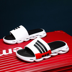 Men's outdoor Korean style sandals, trendy Internet celebrity boys' large size non-slip bathing thick-soled outdoor beach shoes