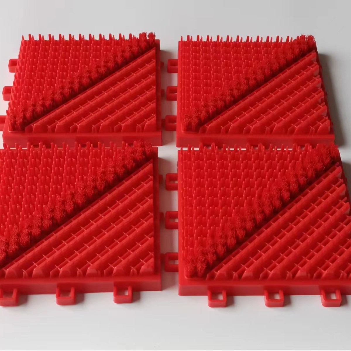 싱글 피스 싱글 브러시 [15*15cm 레드 보디 레드 브러시 실크]]