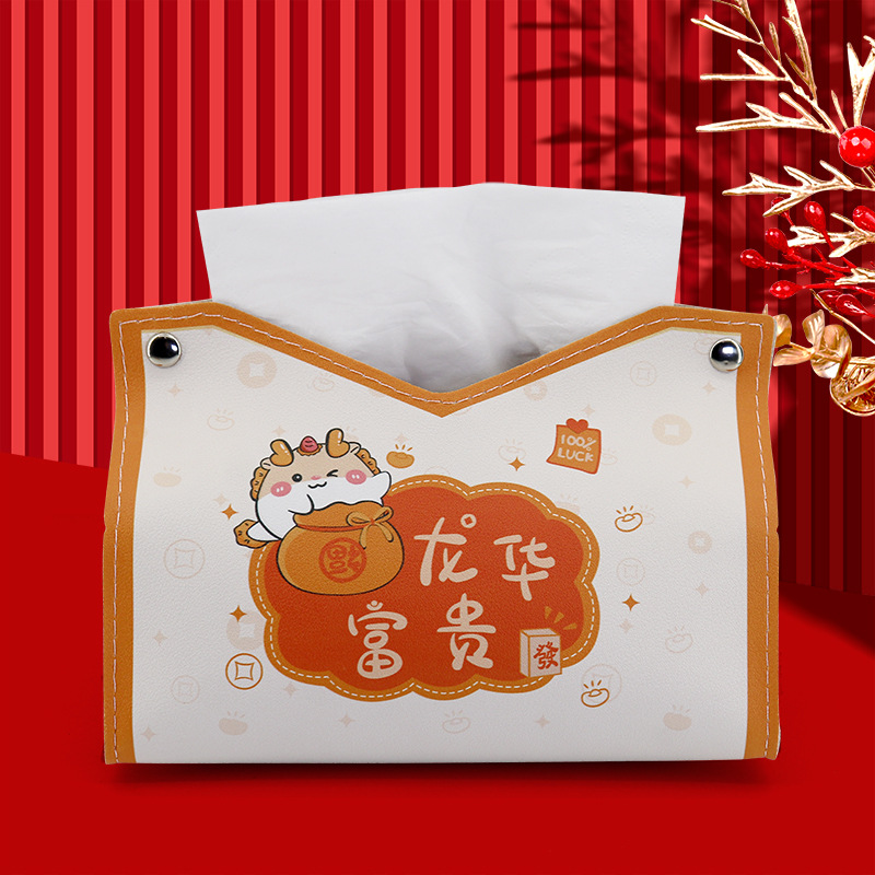 Nueva caja de pañuelos de cuero para sala de estar, bonito soporte para pañuelos para el hogar, caja de pañuelos para coche, caja de almacenamiento de pañuelos impermeable