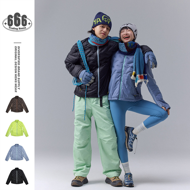 Special Clearance Sale: Winter Outdoor Mountain-Style Functional Patchwork Lightweight down Jacket for Men and Women, Loose-Fitting down Coat Y5276