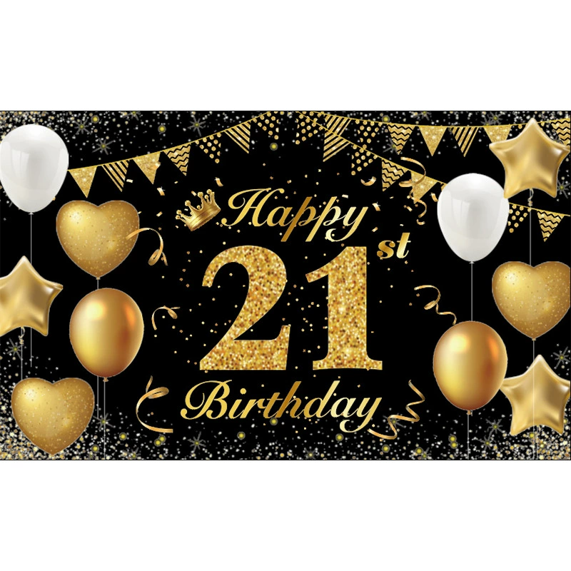 180x110 трансграничный возраст с днем рождения фото макет фото фон ткань