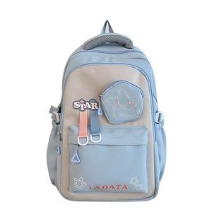 Schoolbags for Girls, Primary School Students in Grades Three to Six, Burden-Reducing Spine Protection, Ultra-Lightweight, Large-Capacity Junior High School Student Backpacks, New Style