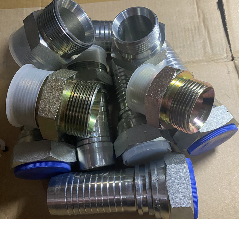 码头堆高机用卡套式接头,胶管接头,液压接头,不锈钢卡套式接头75