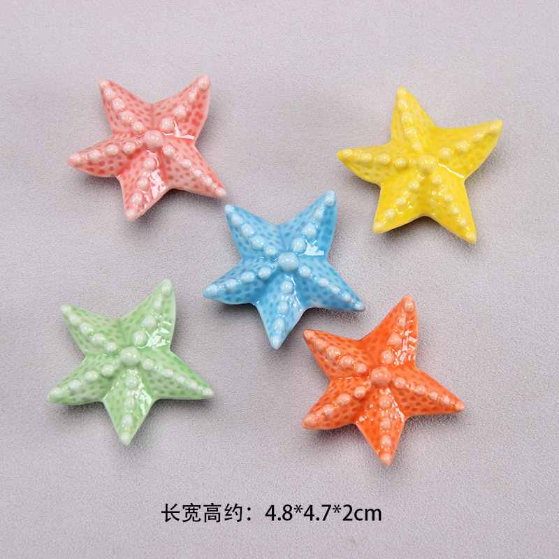 Zakka日本式陶磁器箸棚海星箸棚ペン棚家庭装飾小置物金魚鉢装飾置物