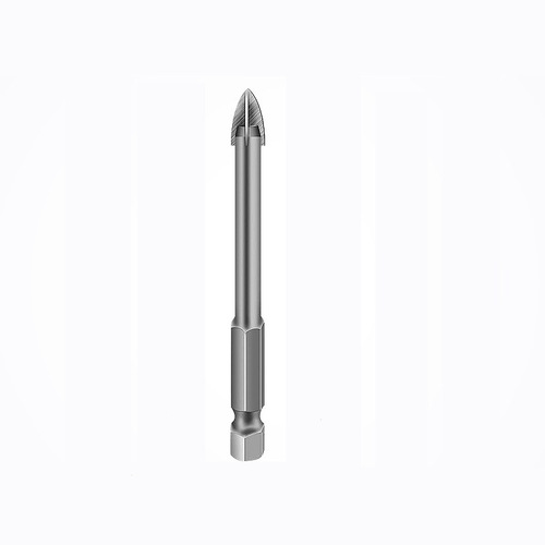 Manufacturer wholesale short hexagonal cross drill four-edged drill glass ceramic hole opener alloy drill bit ceramic twist drill