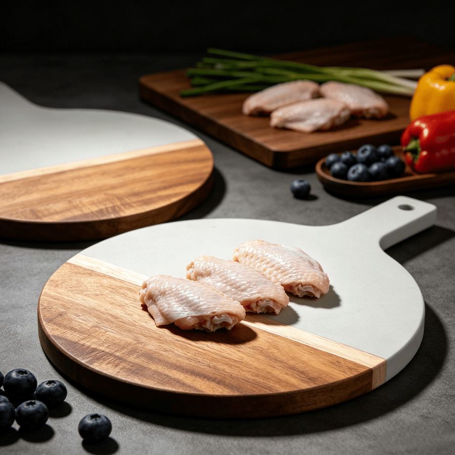 Rich chef Acacia madera entera tabla de cortar tabla de cortar tabla de cortar cocina cocina doméstica moderna y simple dl009
