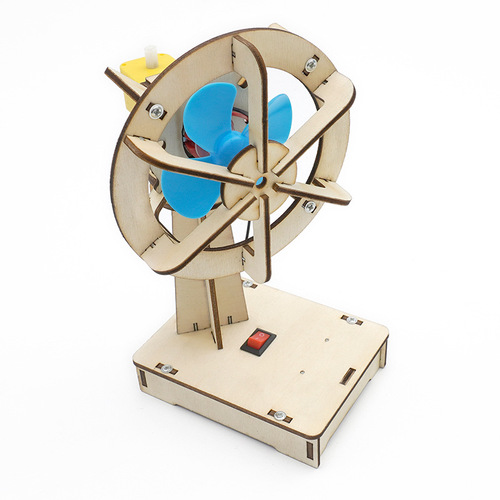 Science and technology small production children's science experiment electric shaking fan primary school students handmade educational supplies stem teaching aids