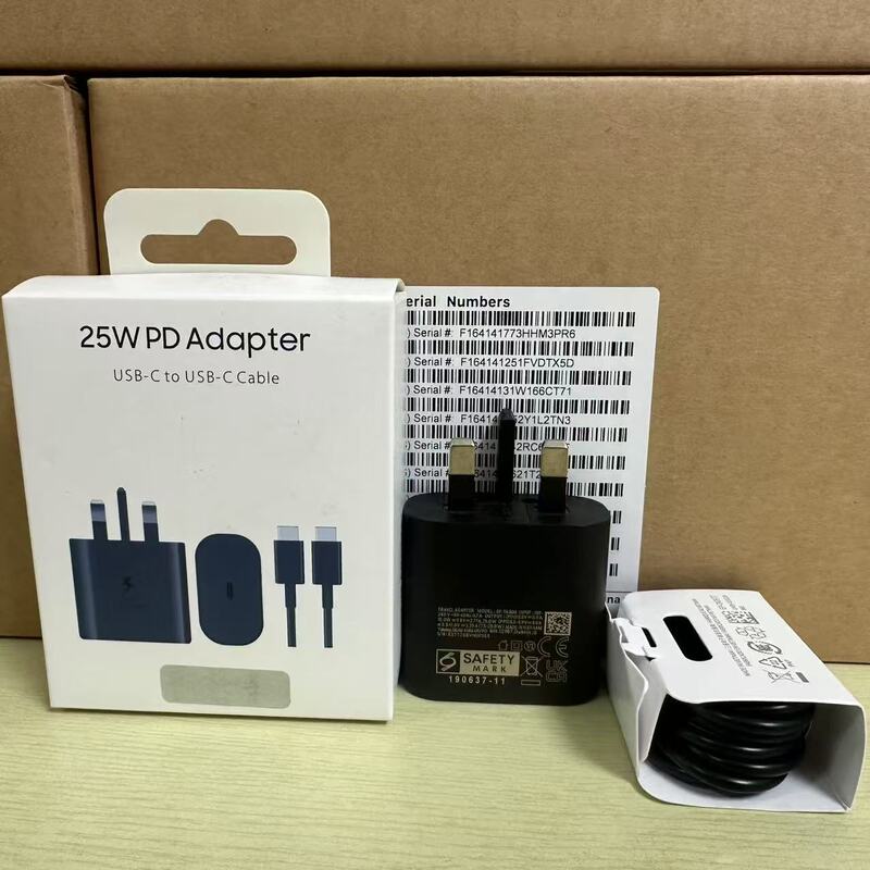 Suitable for Samsung Note10 Original Charger Fast British Standard N10 25W Fast Charging Charging Head Ep-Ta800