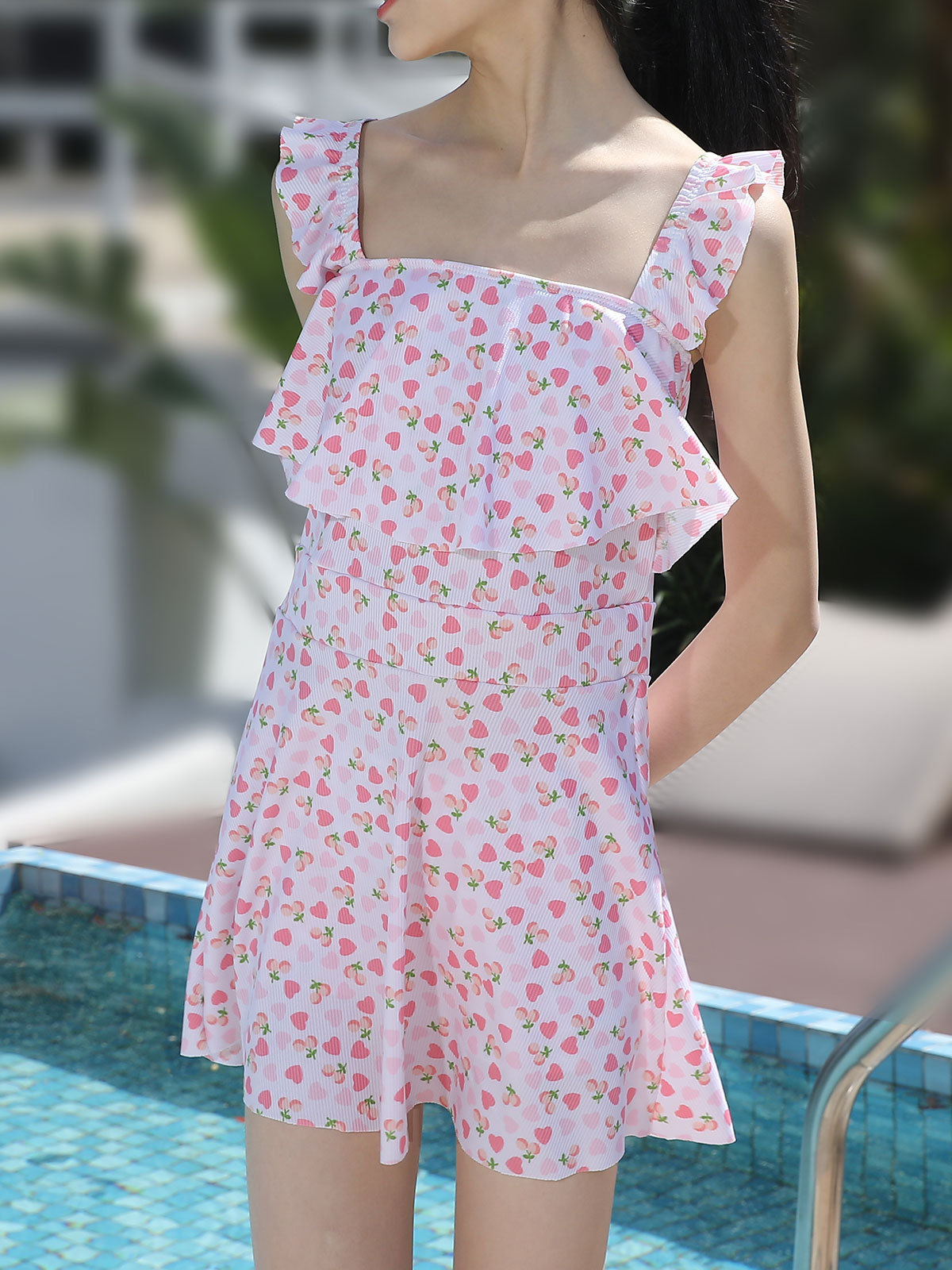 Hu Run trajes de baño para niños, niñas, trajes de baño para niños mayores, trajes de baño de princesa de impresión encantadora profesional