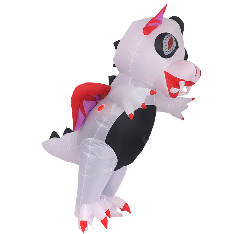 Transfronterizos trajes inflables de Halloween dibujos animados trajes inflables fiesta de Navidad dinosaurios extraños trajes inflables de dragones muñecas