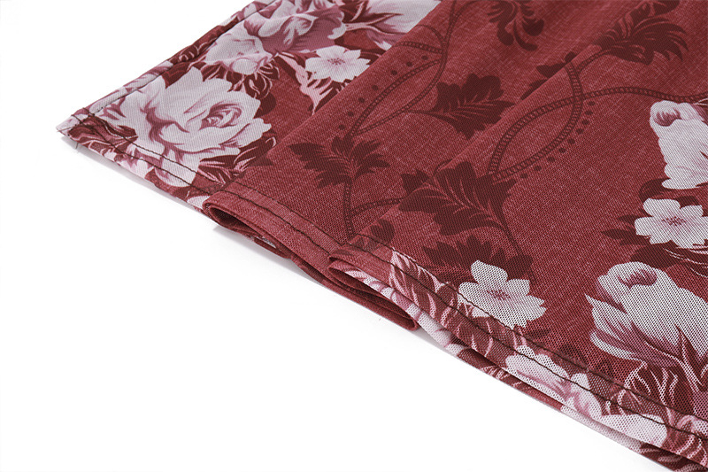 Summer Women Clothing Retro Printed High Grade Strap Dress Evening Dress