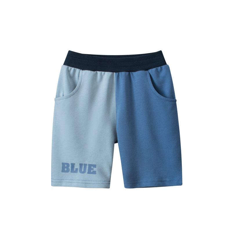 27 niños europeos y americanos ropa de los niños verano Nuevo 2023 pantalones medios del bebé niños quinto pantalones carta una generación