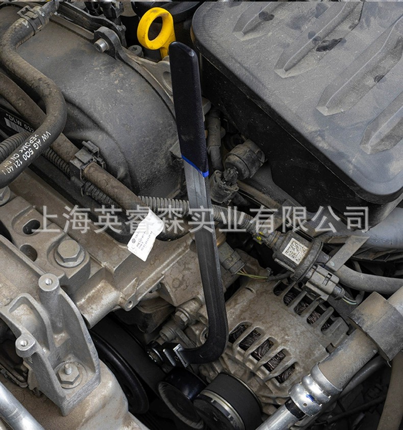Car engine idler tensioner pulley adjustment wrench lengthened E-type socket wrench special disassembly