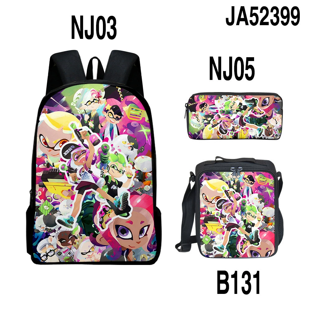 (Cross-border trading), set, backpack, children's school bag, pencil case, 2023, new collection, 3 piece set