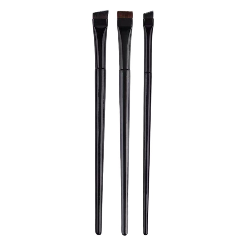 Wang Xiaoxiao same style blade eyeliner brush makeup brush wooden handle oblique eyeliner eyebrow brush portable makeup beauty tools