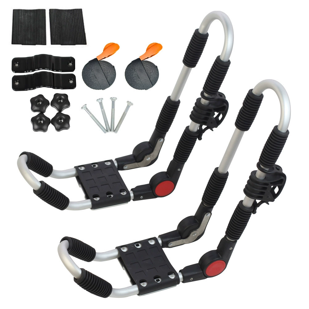 Оптовая продажа производителя, регулируемый складной багажник на крышу для каяка, каноэ с 2 ремнями 4m с грузоподъемностью 75 кг