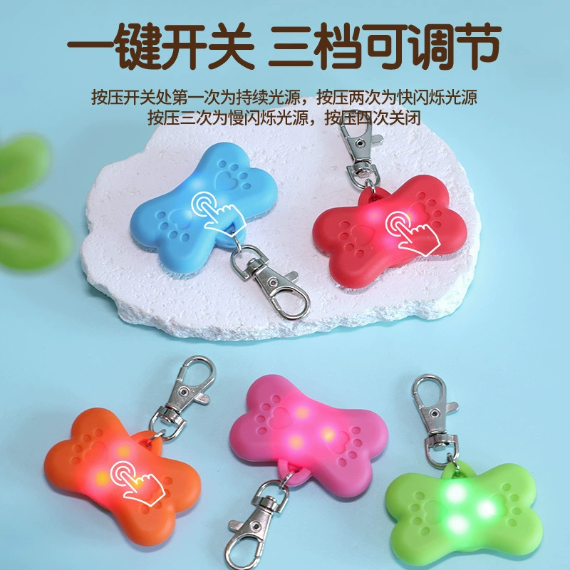 Кошки и собаки домашние животные силиконовые кости светящиеся кулон